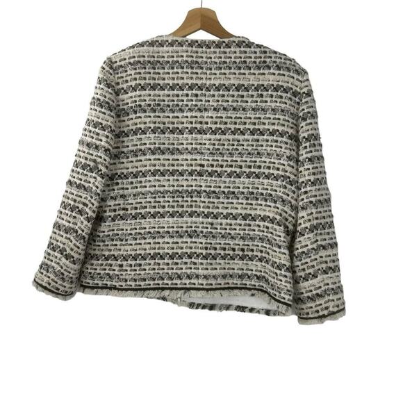 Lafayette 148 Tweed Benji Jscket Sz 10 - Picture 4 of 9